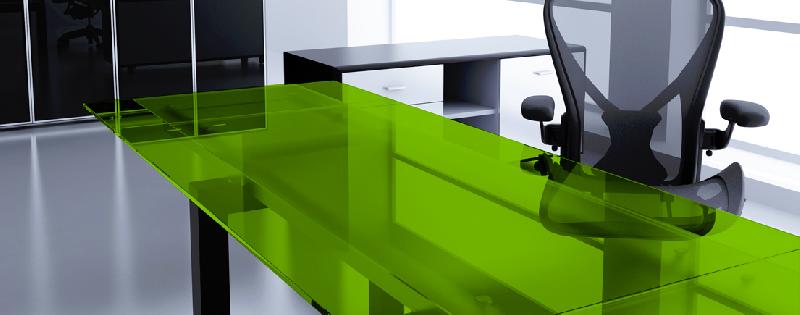 Film discrétion transparent Vert Citron C - pour vitrages clairs - teinte verte soutenue_0