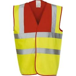 Gilet haute visibilité YOKO jaune|rouge T.M Yoko - M polyester 6933883203593_0