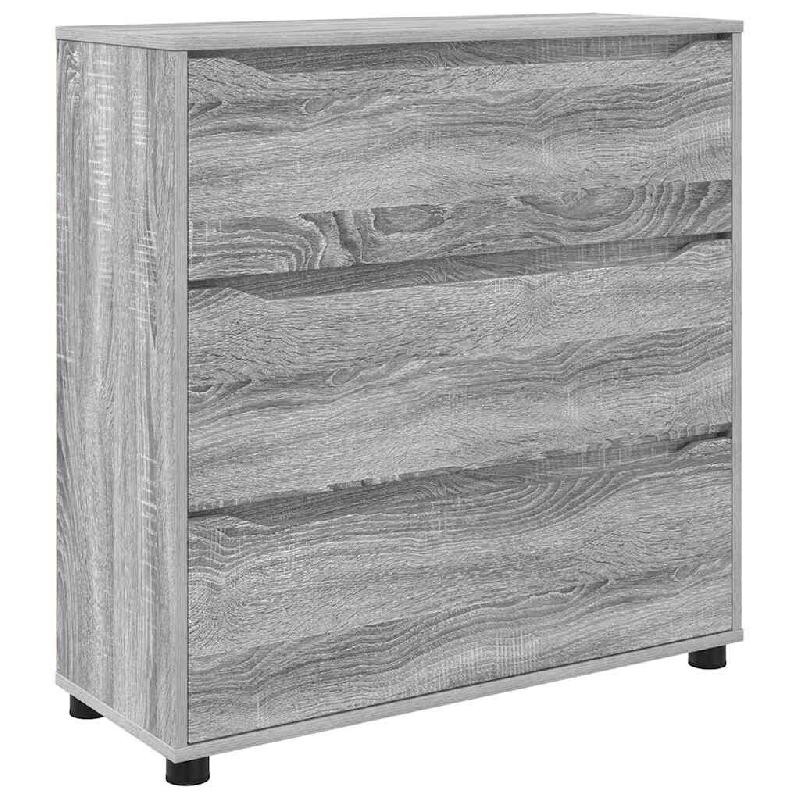 Helloshop26 - Armoire de rangement rectangulaire avec tiroirs espace pratique style minimaliste 80 x 31 x 81 cm en bois d'ingénierie 02_0054627 - Boi_0