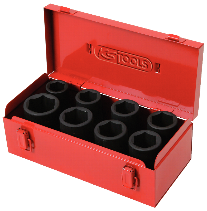 Ks tools coffret de douilles longues à chocs 3/4" 8 pcs 515.0510