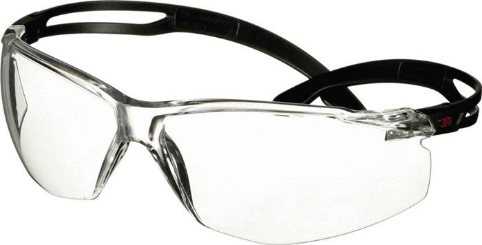 Lunettes de protection SecureFit™ 500 - EN 166, EN 171 - étriers noirs - verre transparent polycarbonate - 3M_0