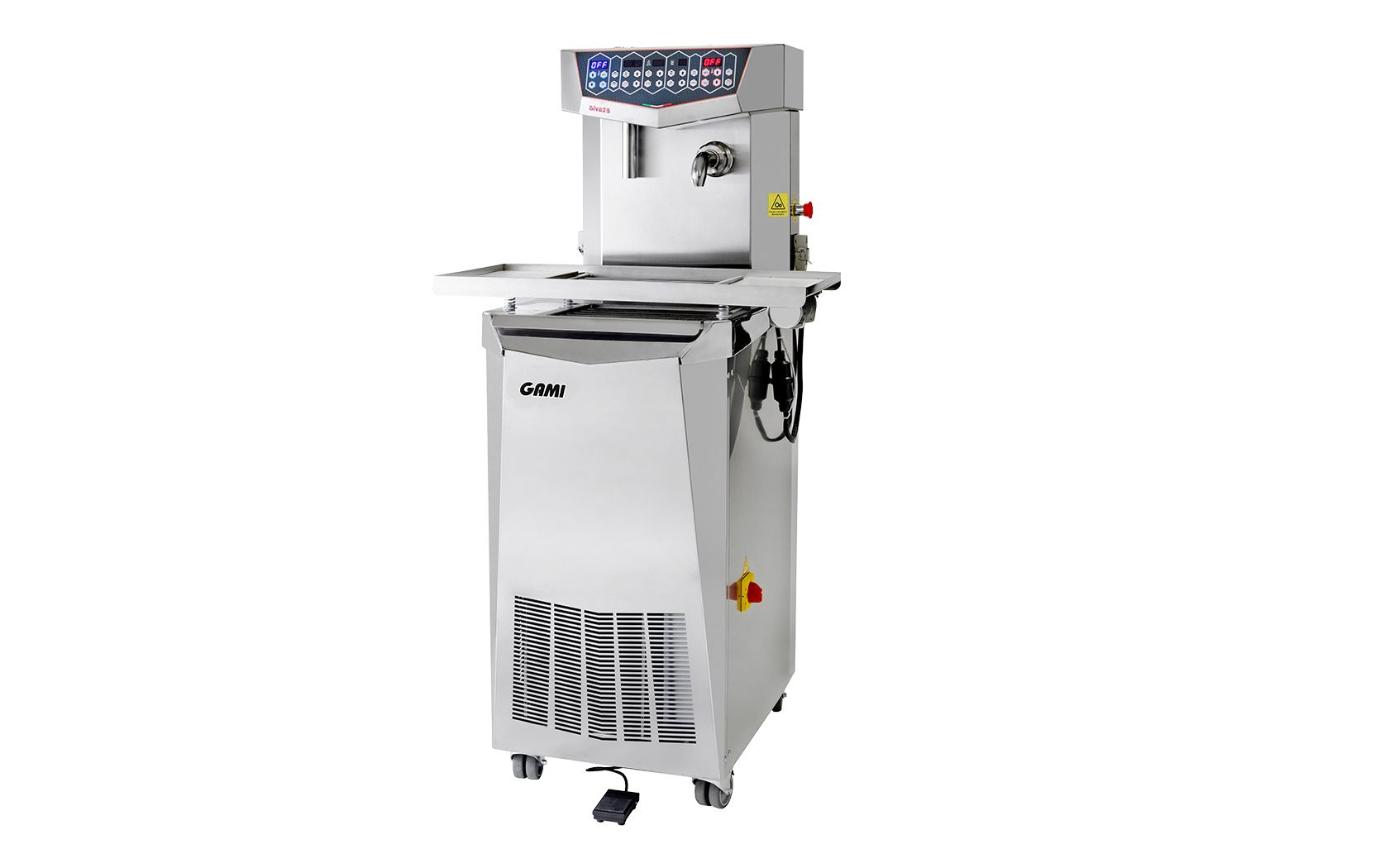 Machine tempéreuse Diva 25 - Gami Chocolate Equipment - cuve 25 kg - 90 kg/h - acier inoxydable AISI 304_0