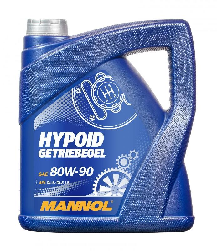 MANNOL - Huile de transmission hypoid GL-5 - 80W90 - 4L - MN8106-4 - Graisse minérale pour boîte de vitesses hypoïdale_0