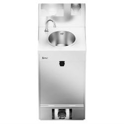 MATERIEL CHR PRO Lave Main Professionnel Mobile avec Crédence 20 Litres Imc Acier inoxydable20 520x543x1220mm - 685071504215_0