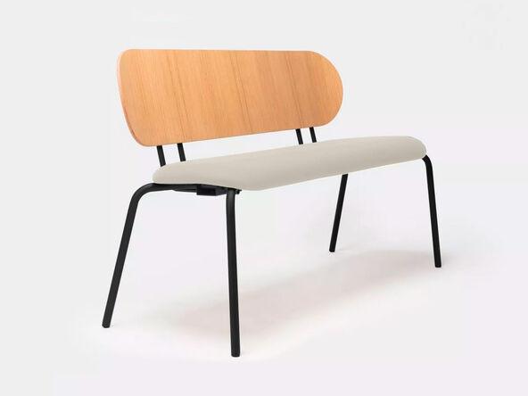 Banc d'accueil Hari Ondarreta design moderne et revêtement tissu_0