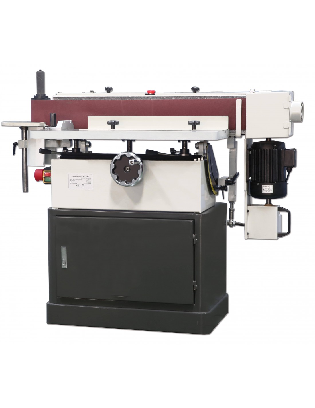 Ponceuse de chants oscillante HOLZPROFI MAKER - Réf ES6108-MONO - Ø 3 cylindres 110mm - Table en fonte inclinable_0
