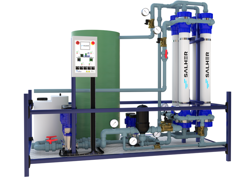 Stations compactes de réutilisation des eaux par ultrafiltration - Salher_0