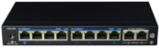Switch 8 ports 100mbs PoE(+) - 2 ports 1gbs - 120W Non manageable_0
