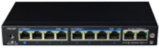 Switch 8 ports PoE(+) 100Mb/s - 2 ports Gigabit - 120W - Non manageable_0