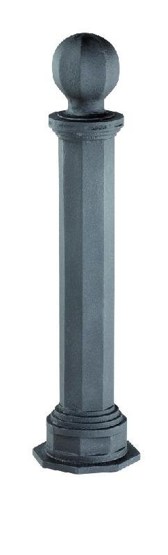 Borne fonte antique - classique et incontournable - finition peinture noire - hauteur 580 mm ou 784.9 mm_0