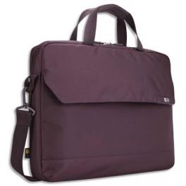 CASE LOGIC MALLETTE NYLON PC PORTABLE 15' JUSQU'À 16,3', EMPLACEMENT POUR IPAD OU TABLETTE PC PRUNE