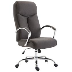 CLP Fauteuil de bureau XL Vaud tissu Gris foncé - gris textile 192391056_0