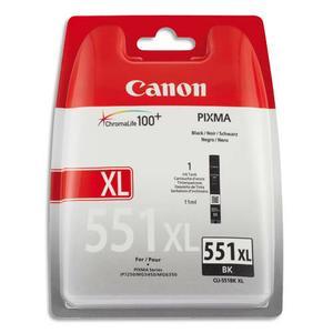 Canon cartouche jet d'encre noire 551XL 6443B001 - Compatibilité Pixma IP, MG et MX séries_0