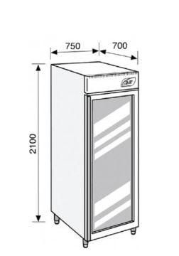 Congélateur Lacta'Box LF 625 - Simple température, 625L, intelligent et sécurisé, pour lactarium_0