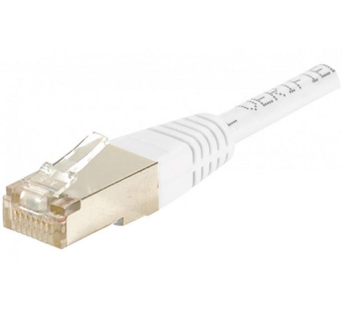 Cordon RJ45 Catégorie 5e F/UTP Blanc - 0,5 m - Blindé Cuivre Aluminium - Référence 854153_0