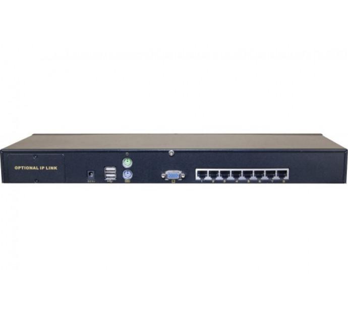 Dexlan kvm cat.5 8 ports vga/usb avec 8 modules rj45 60m max 66408_0