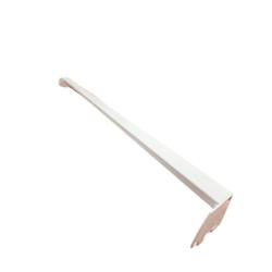 EUROP'METAL Barre de Charge (section:2,5cmX1,5cm), BLANC, Longueur 133cm. - blanc métal 3701487201337_0