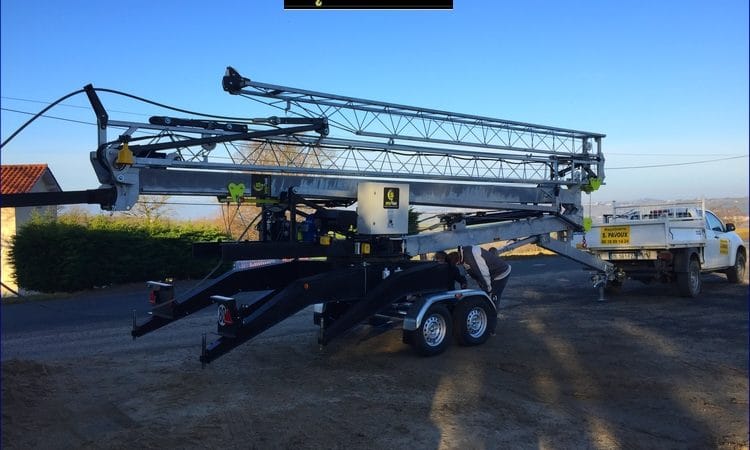 Grue à montage rapide tractable - SpeedCrane 1.5t - PROMAT_1