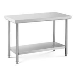 Helloshop26 - Table de travail acier inoxydable 120 x 60 cm capacité de 137 kg professionnel 14_0005103 - 3000229071536_0