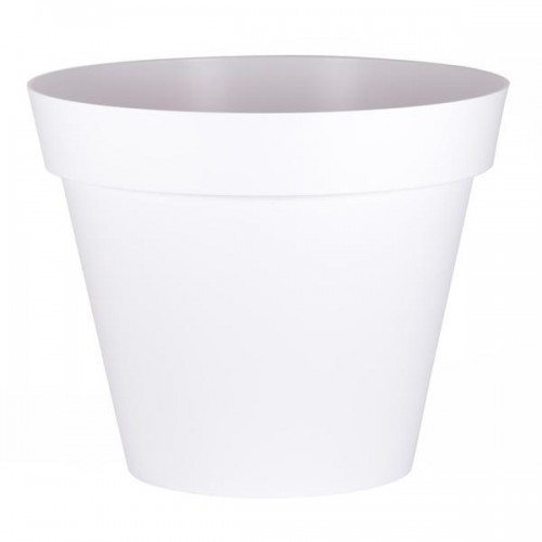 POT ROND BLANC - DIAMÈTRE 80 CM - 170 LITRES - TOSCANE 13623 EDA PLASTIQUES