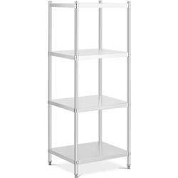 Royal Catering - Royal Catering RCER-7060 Étagère en INOX À Poser De Cuisine Professionnelle 4 Niveaux (Dimensions : 70 x 60 x 180 cm, Nombre de -_0