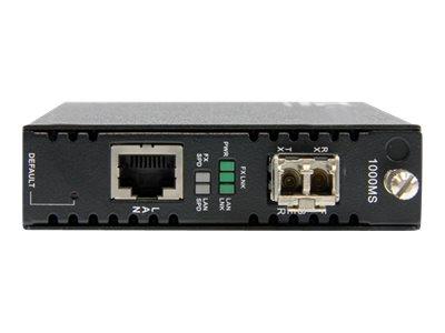 STARTECH.COM CONVERTISSEUR DE M?DIA FIBRE OPTIQUE GIGABIT ETHERNET AVEC GESTION OAM - MM LC - 500 M - CONFORME ? 802.3AH - CONVERTISSEUR DE MÉDIA À FIBRE OPTIQUE - GIGABIT ETHERNET