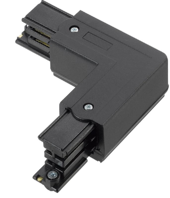 Interconnecteur saillie 90° noir - pour spot sur rail 3 allumages - accessoires pour LED_0