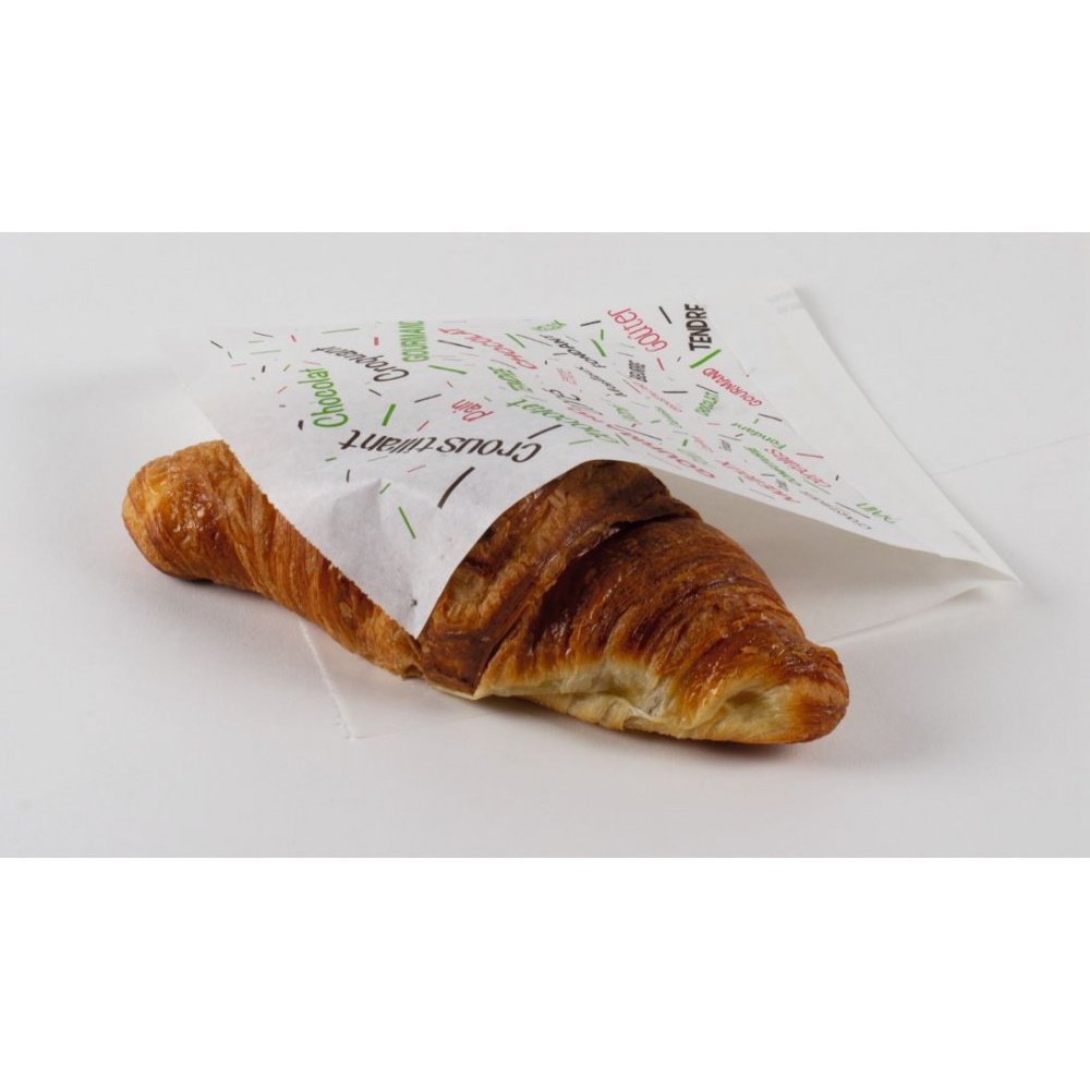 1000 sachets en kraft blanc 17×19 cm imprimés Cotillons - aptes au contact alimentaire et résistants_0