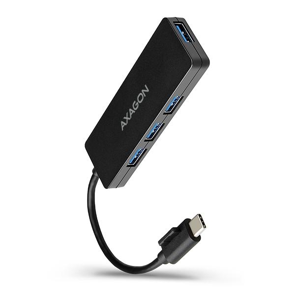 AXAGON ECO HUE-G1C - Hub USB-C Slim SuperSpeed 3.2 Gen 1 avec 4 Ports USB Type-A_0