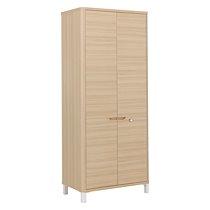 Armoire haute portes battantes chêne L 80 x H 188 cm - Absolu_0