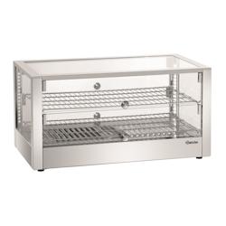 Vitrine chaude - 80 Litres - Bartscher - argenté inox 305063_0