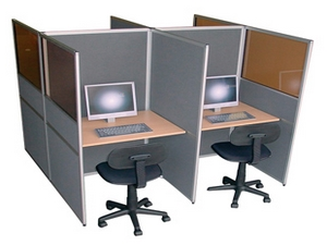 Cloison de bureau et cloisonnette - Call center - Hauteur 1400 à 1800mm_0