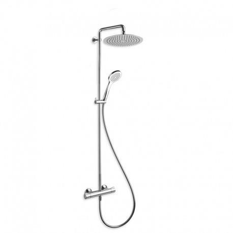 Barre de douche rétro hauteur 60cm chromé CHARLESTON - CRISTINA ONDYNA  CS25051 - Vita Habitat