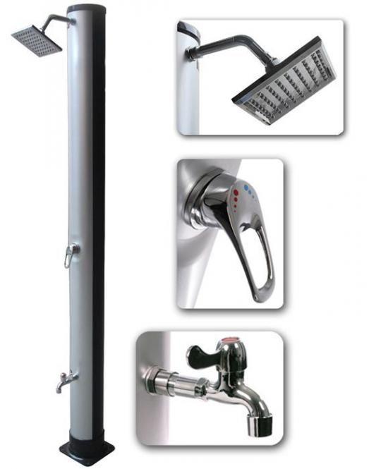 Douche solaire camping piscine mitigeur jardin 35 litres 3101002