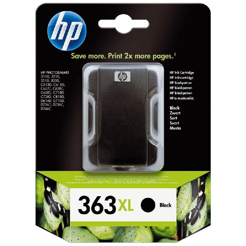 HEWLETT PACKARD CARTOUCHE D'ENCRE 363XL (C8719EE) - VIVERA - GRANDE CAPACITÉ - COULEUR: NOIR