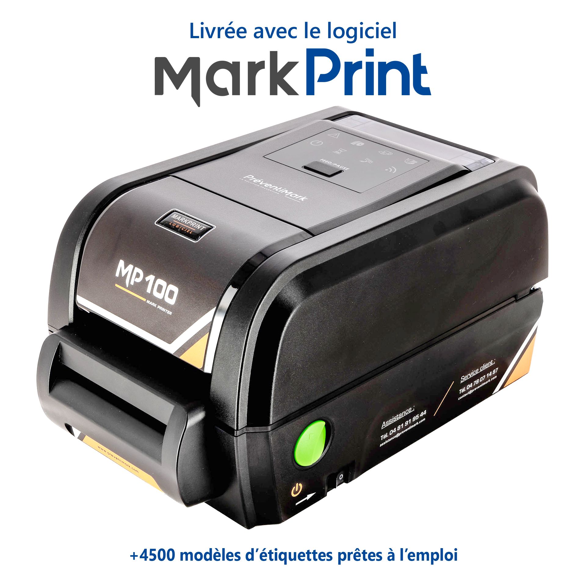 Imprimante MP100 | Étiquetage pour Signalétique, Identification, Maintenance et Logistique | Logiciel MARPRINT inclus_0