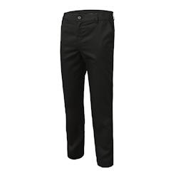 Molinel - Pantalon homme Eliaz noir T52 - Coupe droite avec ceinture semi-élastiquée_0
