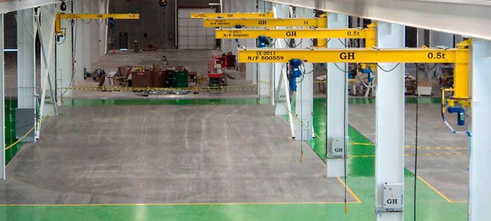 Potence murale GPLM - GH France - Capacité 250 à 2000 kg - 5 modèles et 4 types de fixation_1