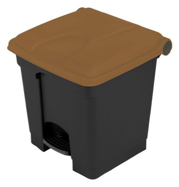 Poubelle à pédale 30L à 90L - HACCP - Matière recyclable et compatible biodéchets_0