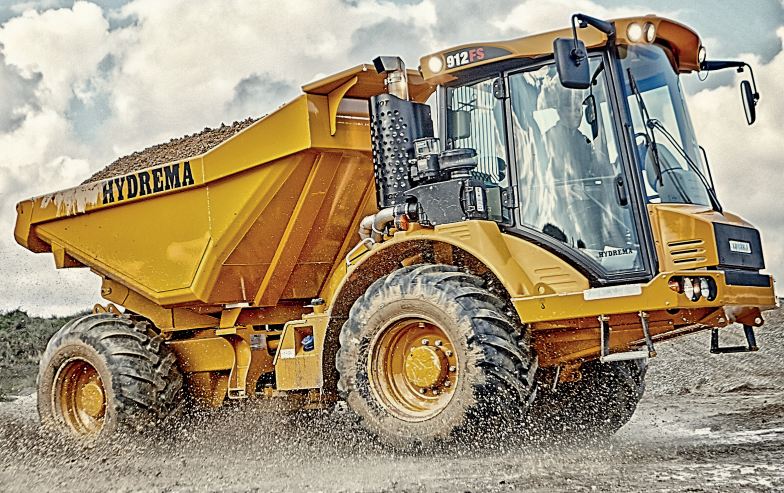 Tombereau Hydrema 922F 2.55 - articulation pendulaire, 20 tonnes, faible pression au sol_0