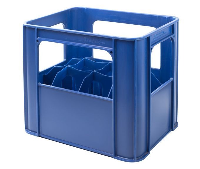 Caisse à bouteille 1-120 - Bekuplast GmbH - 400 x 304 x 366 mm - 12 compartiments pour eau minérale_0