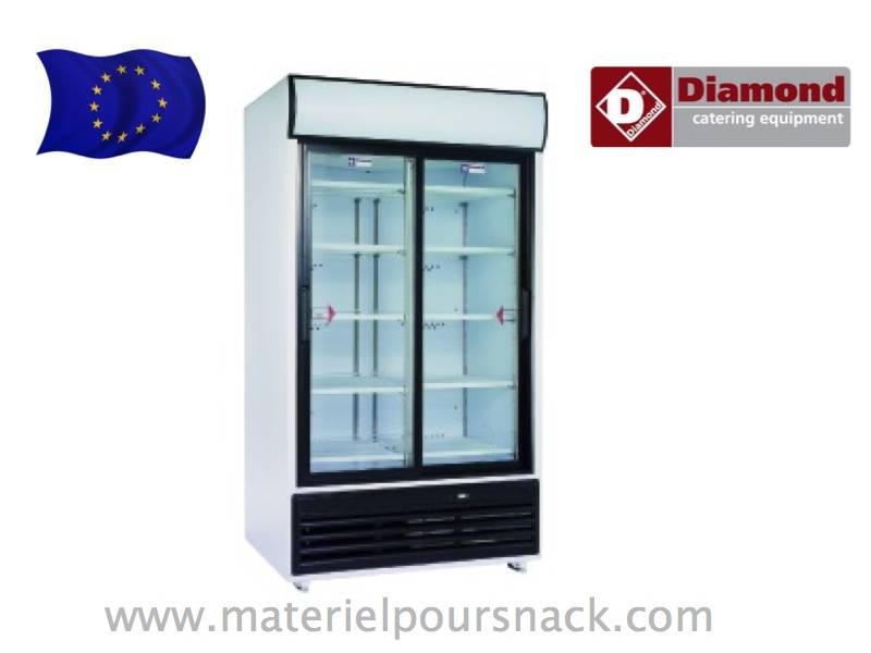 Armoire à boisson Diamond - modèle DRINK-110S/T - 875L - 2 portes vitrées coulissantes - Thermostat mécanique_0