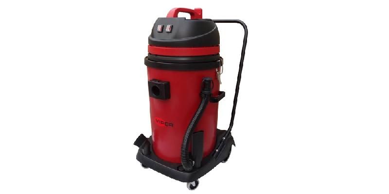 Aspirateur eau et poussière Viper LSU 275P - 75L, 2 moteurs, cuve plastique rouge_0