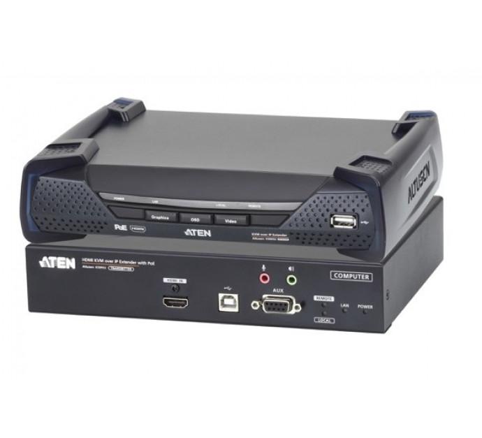 Aten Premium KE8952 - Extension KVM HDMI 4K/USB sur IP Gigabit PoE avec modules fibre SFP_0