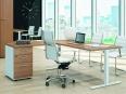 Bureau de direction QUATRO avec retour sur caisson - Kesiolt_0