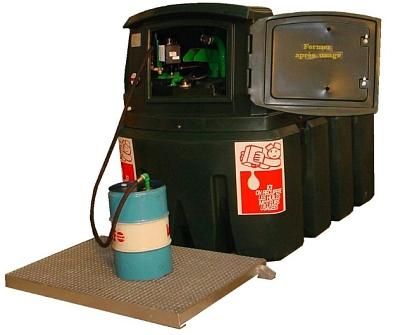 Collecteur d'huiles usagées Mod'huile type 2500 ASPI - capacité 2500L - pompe d'aspiration 220V monophasée_0