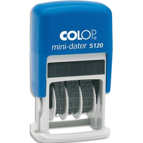 Colop Mini Dateur S120 - Encrage automatique - Hauteur de l'empreinte 4 mm - Encre noire_0