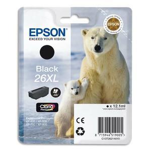 Epson cartouche jet d'encre Claria Premium noir (XL) - Ours Polaire (T2621) - C13T26214012 - Compatible avec imprimantes Expression Premium_0