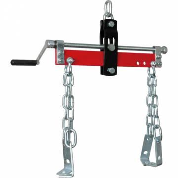 Équilibreur de charge 500 kg - KS Tools - avec manivelle et 4 chaînes de soutien_0