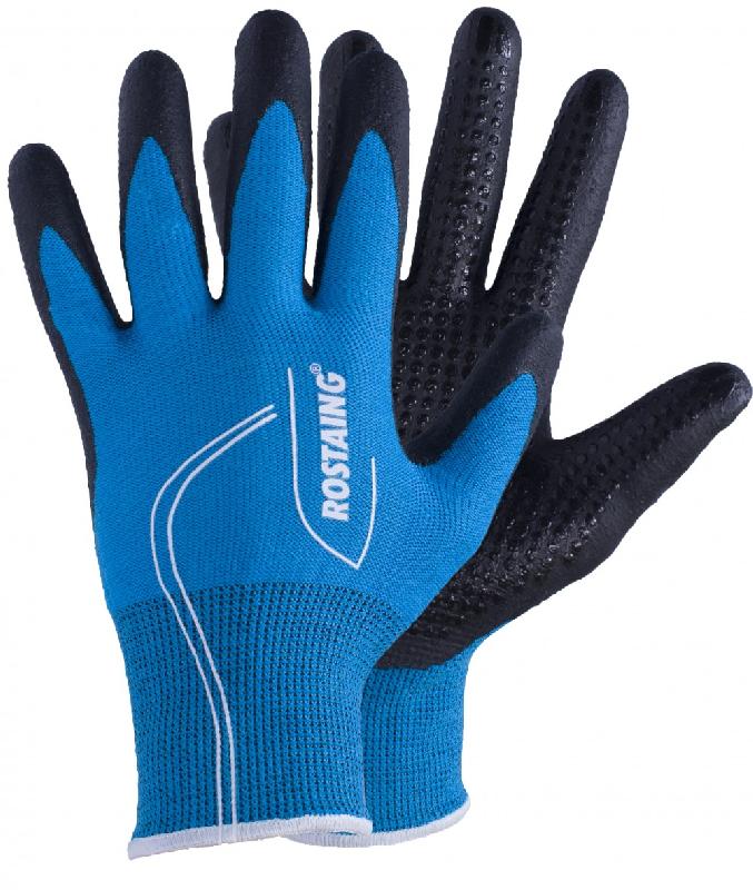 Gants chauds multiusage ROSTAING Canada bleu mi-saison - Taille 7 - tactiles et résistants à l'abrasion_0